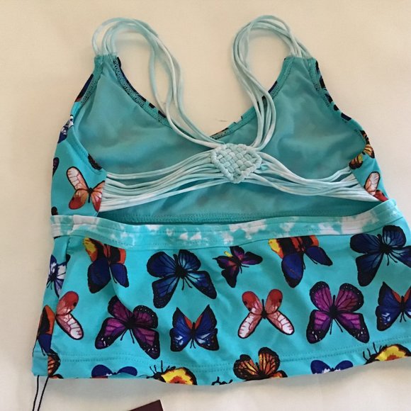 Girls Vigoss halter top/baiting suit top size 10/12 NWT - Picture 2 of 4